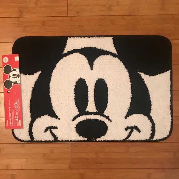 Disney Bath Disney X Daiso Japan Vtg Mickey Fluffy Floor Mat Poshmark